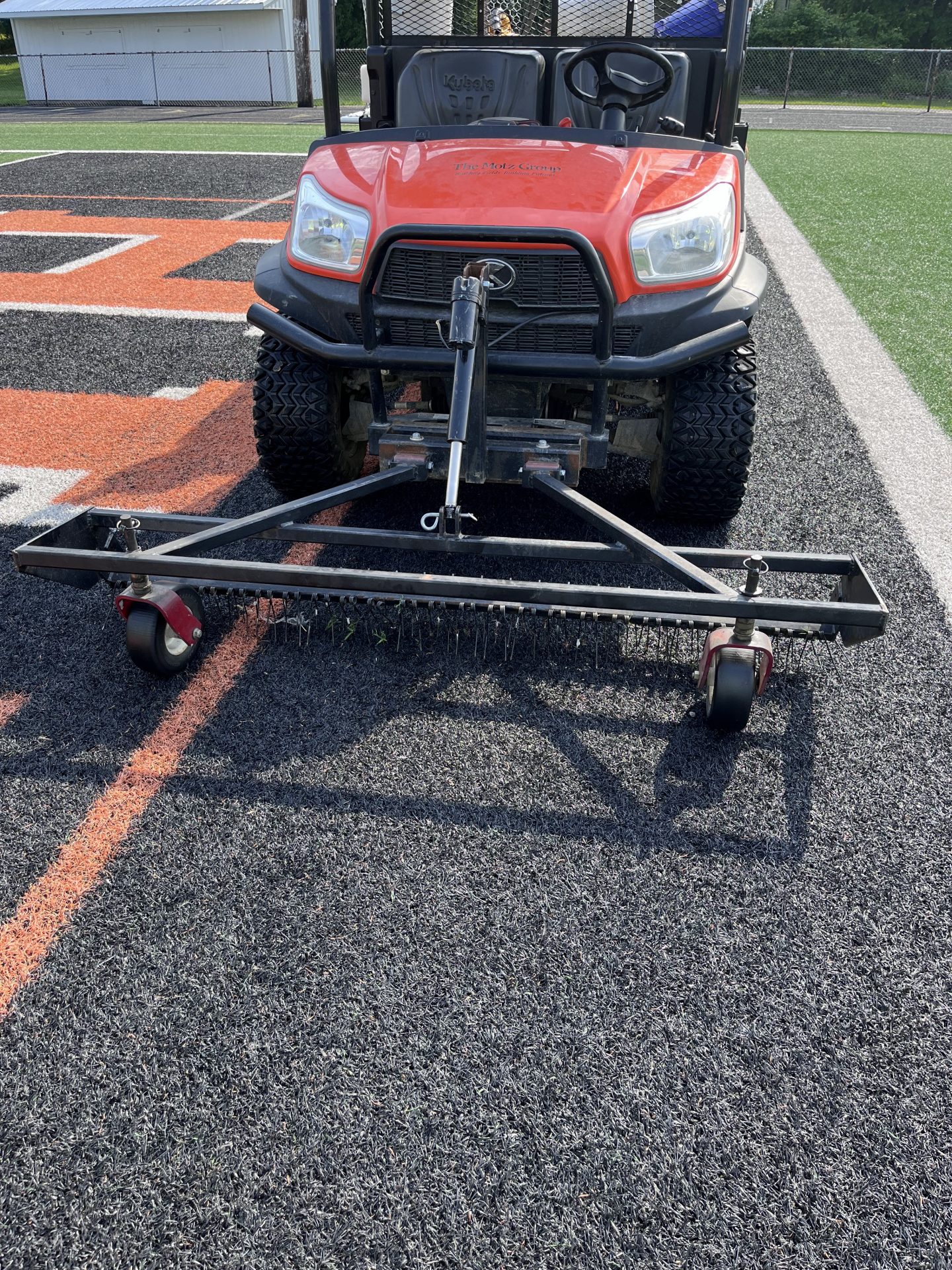 Turf field cleaning